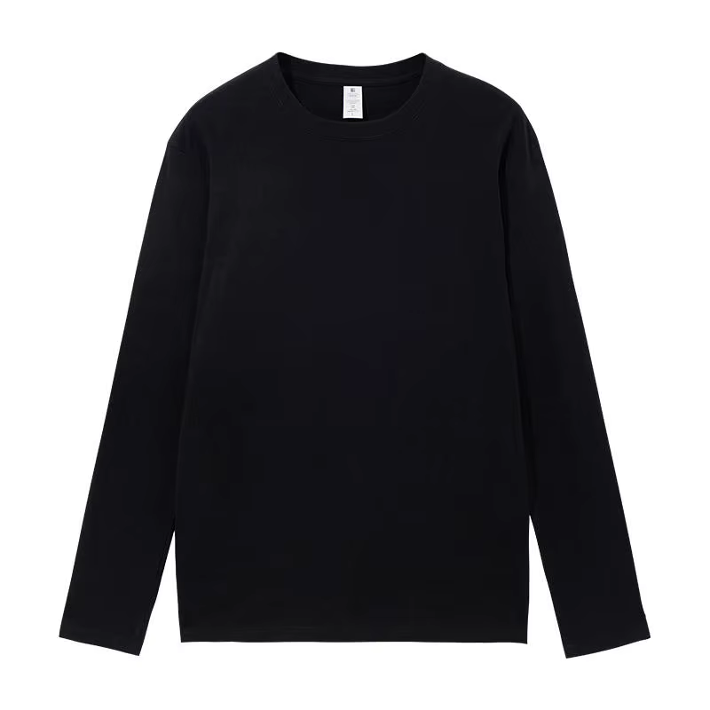 T-shirt manches longues en coton pour hommes et femmes