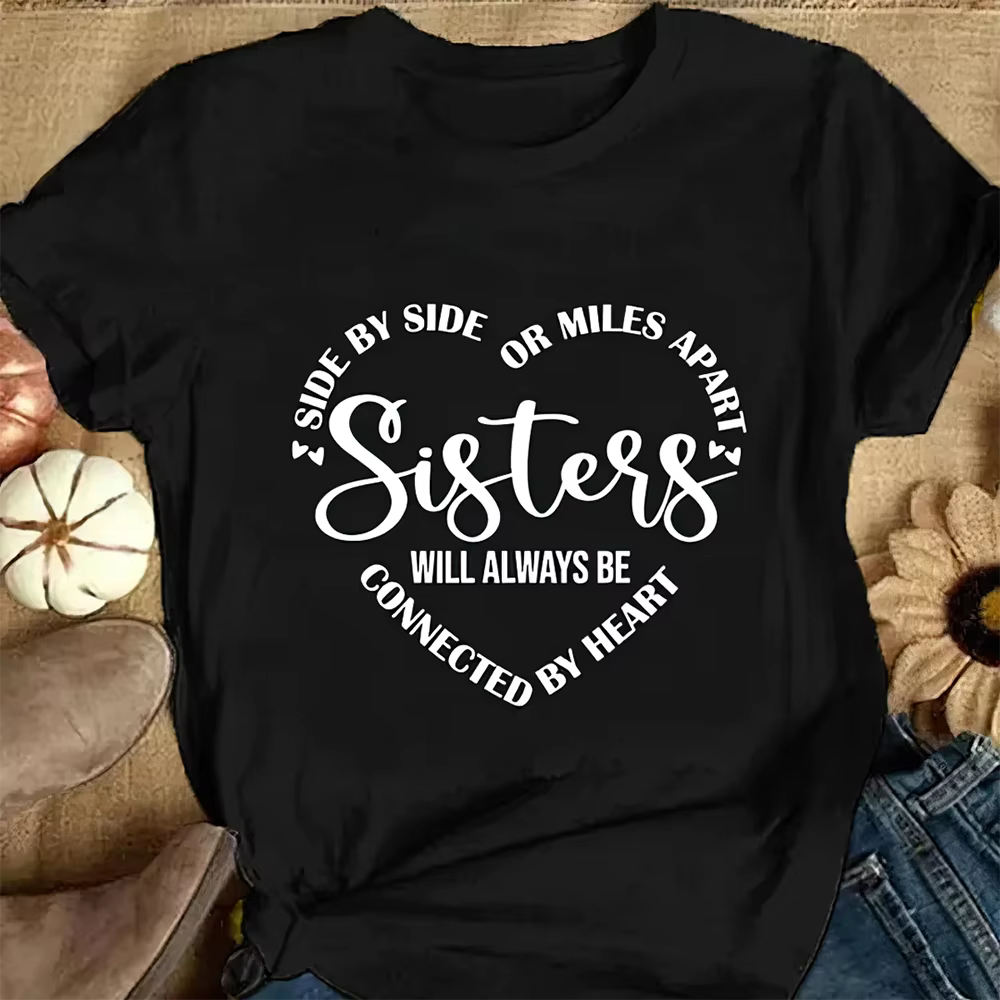 T-shirt manches courtes col rond femme
