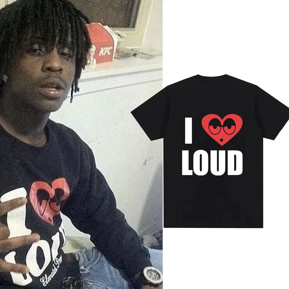 T-shirt unisexe style Chief Keef I Love Loud