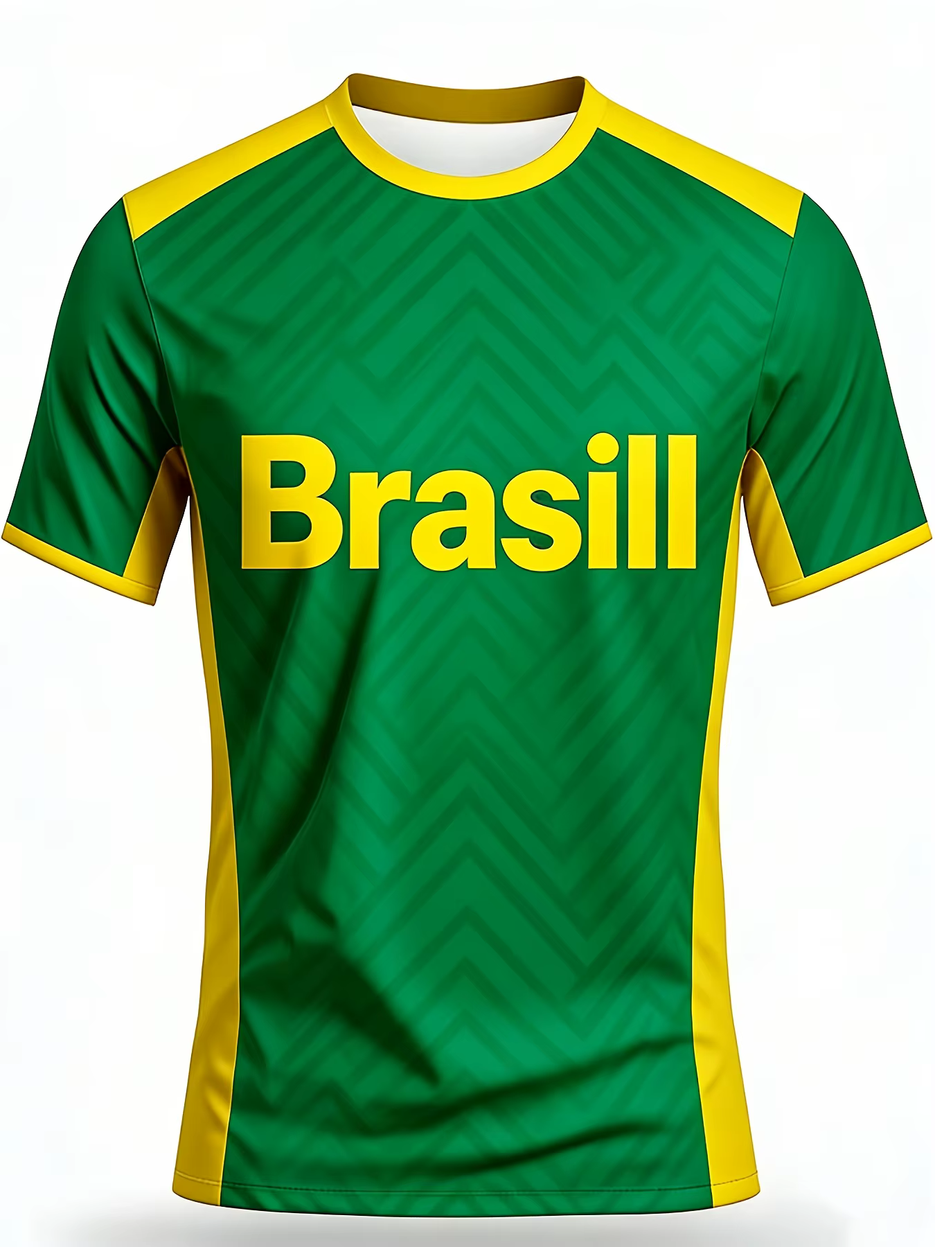 T-shirt de football du Brésil pour hommes et femmes