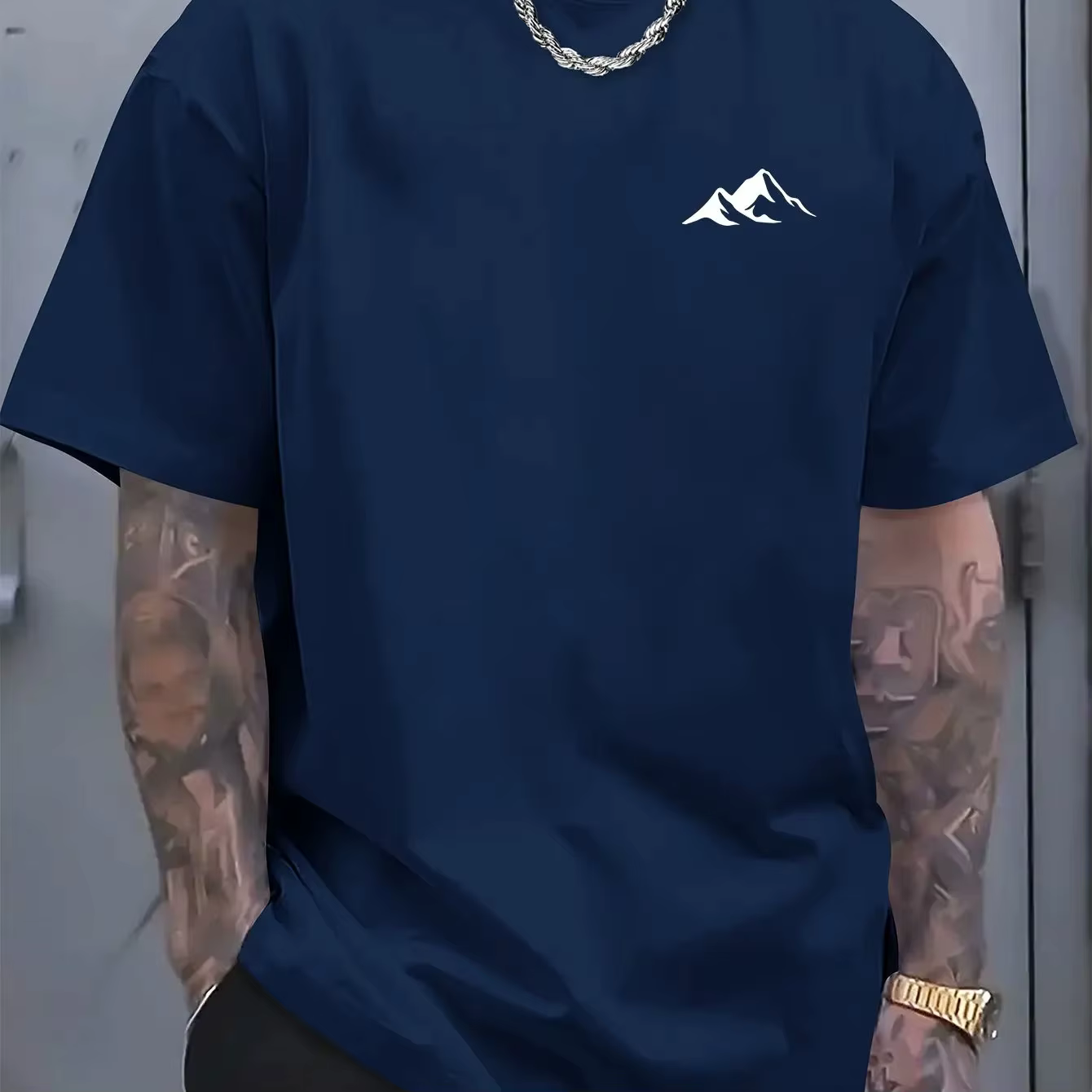 T-shirt d'été pour homme adulte 100% coton pur
