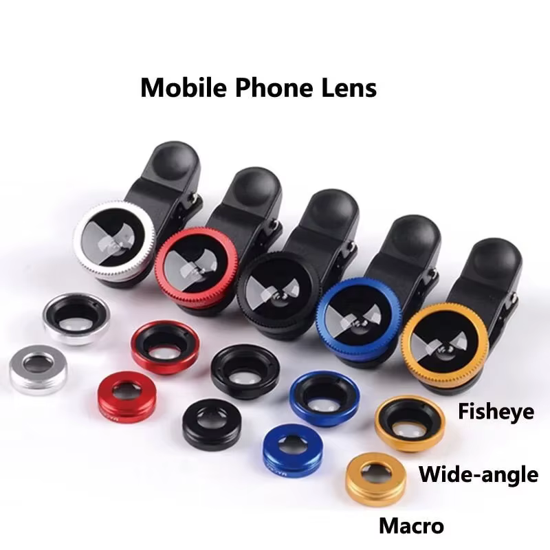 Objectif de téléphone Fisheye 3 en 1
