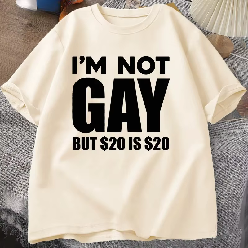 T-shirt « Je ne suis pas gay