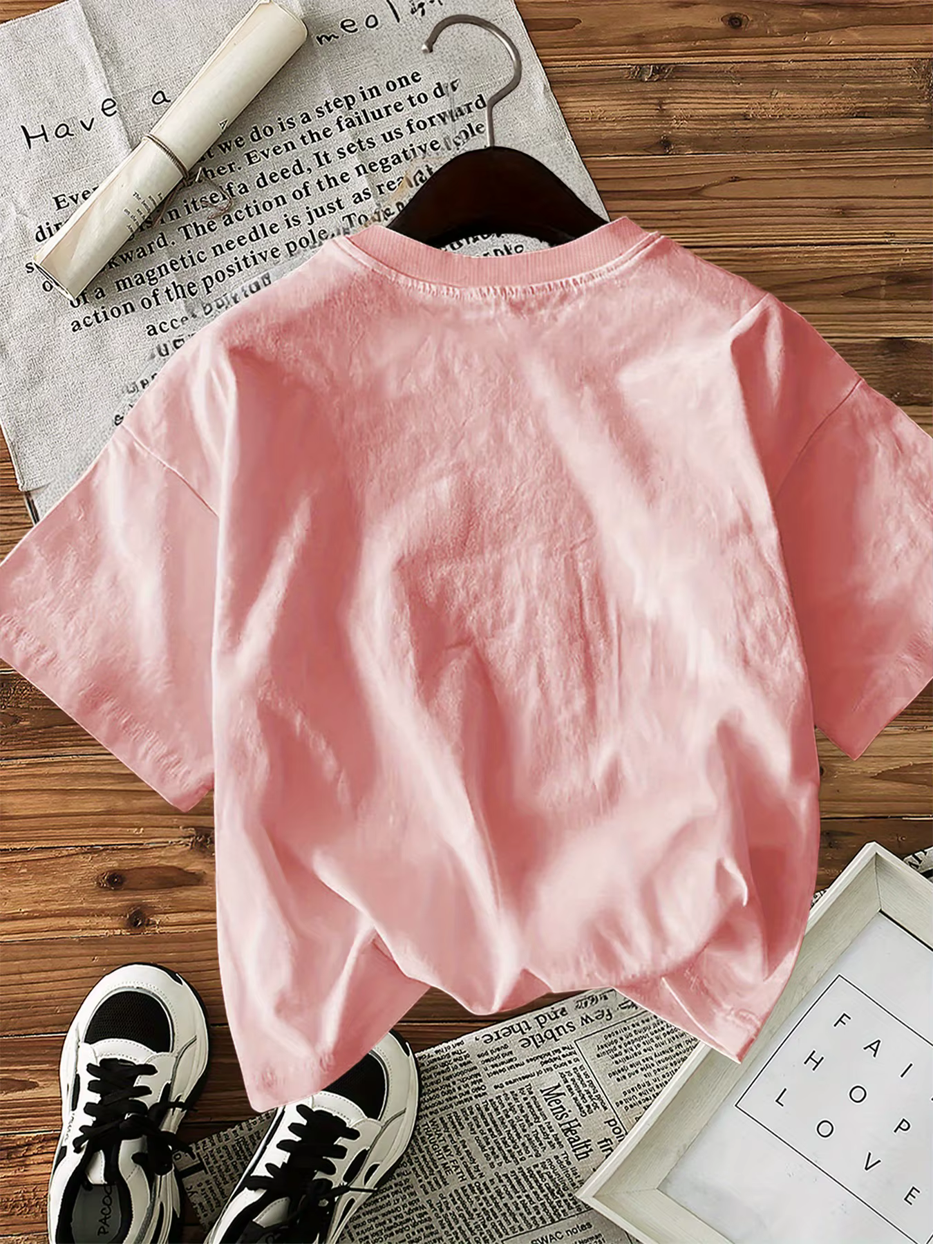Motif de crabe imprimé T-Shirt créatif Style Simple à manches courtes col rond été femme haut décontracté doux T-Shirt vêtements