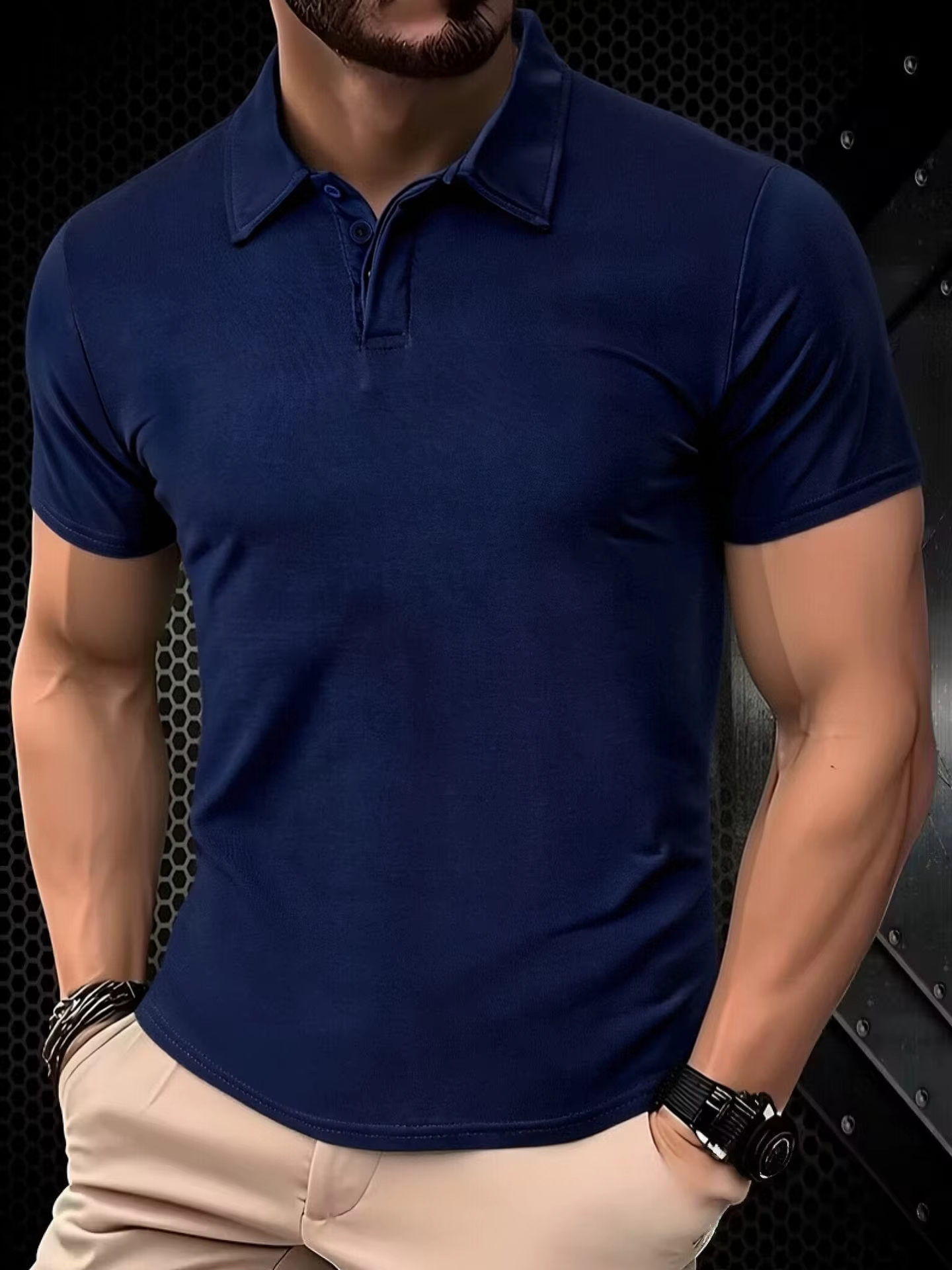 Polo pour homme, nouveau style d'été