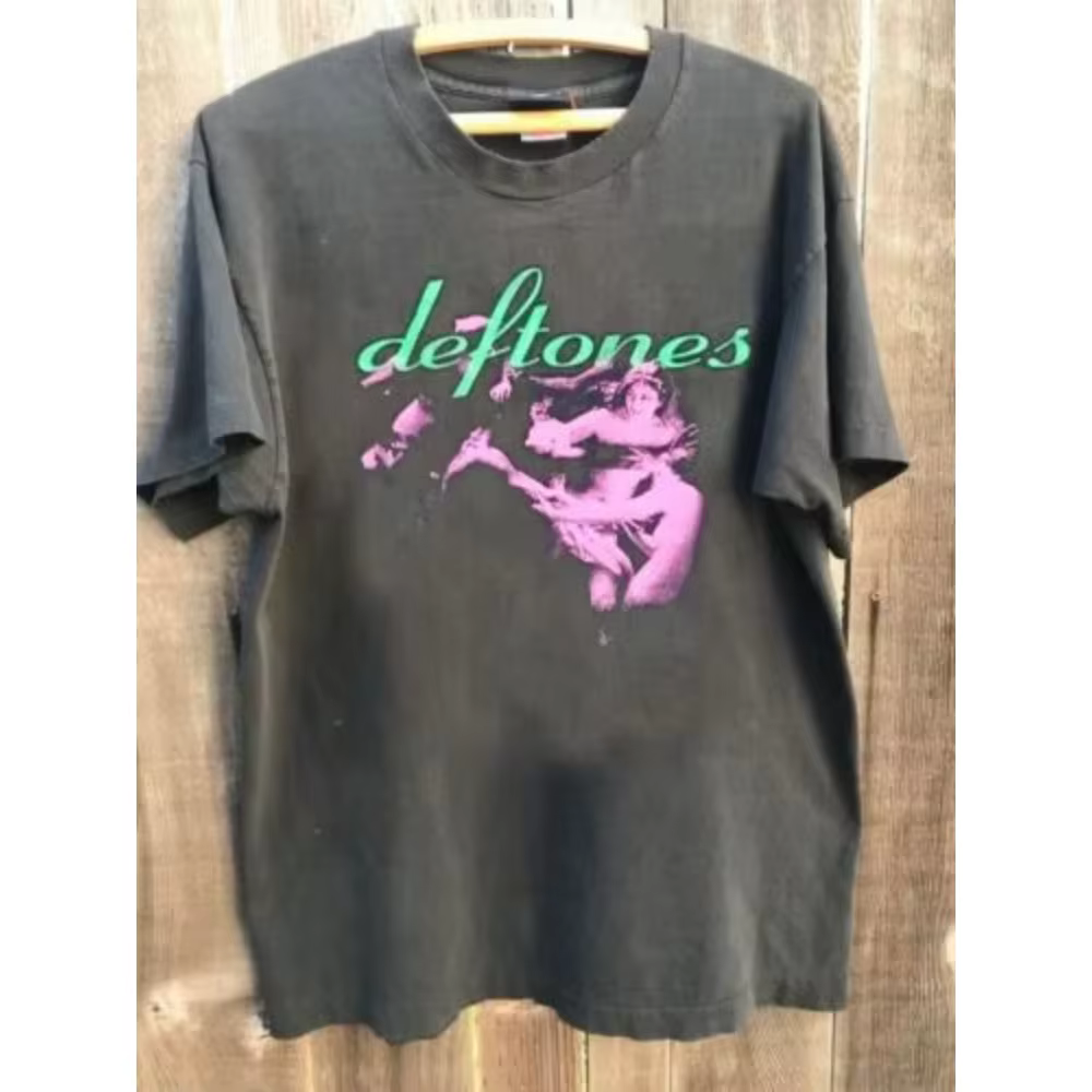 Deftones autour de la fourrure hommes femmes imprimé T-Shirt unisexe coton été rue Harajuku rue mode rétro hauts vêtements