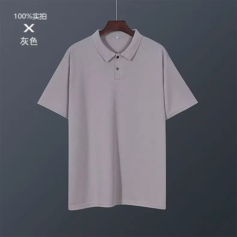 Été hommes Polo hauts respirant séchage rapide t-shirt à manches courtes 9XL 10XL 12XL 180KG t-shirts de sport gros