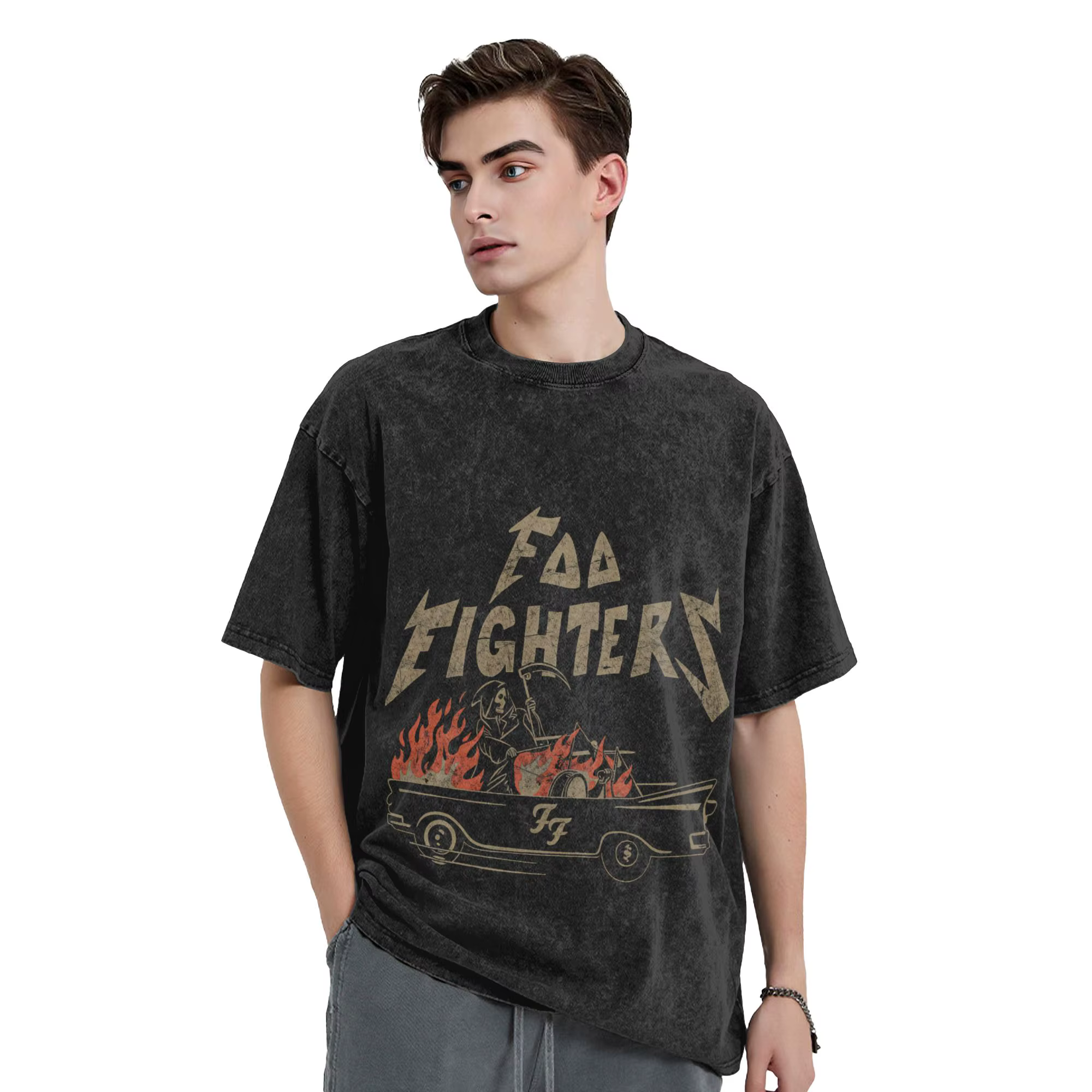 T-shirts vintage Foo Fighters pour hommes