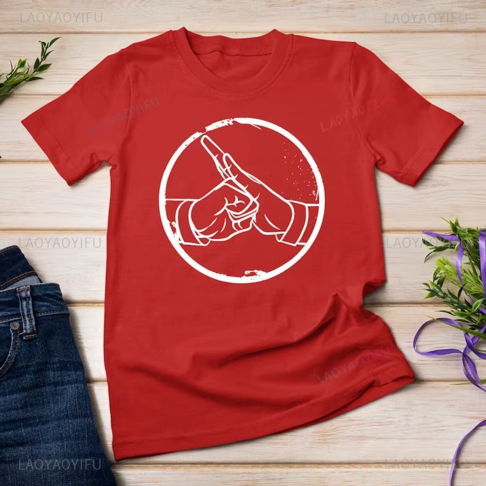 Kung Fu Art Martial Shaolin moine main salut T-Shirt décontracté mode ample Harajuku homme