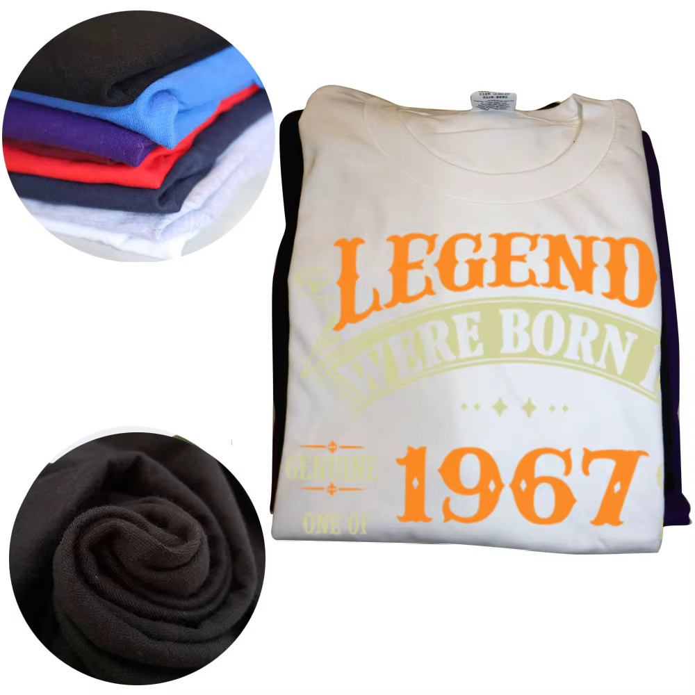 T-shirt manches courtes col rond unisexe