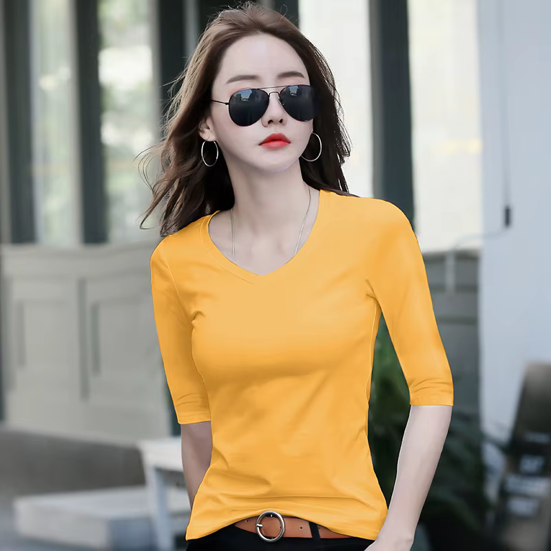 MRMT 2026 Nouveau T-shirt pour femme à manches mi-longues