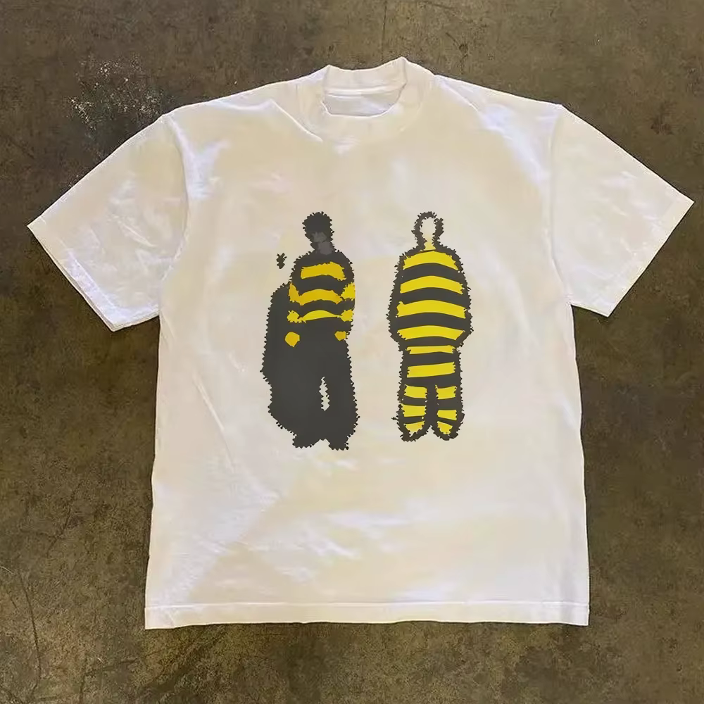 T-shirt à manches courtes confortable et polyvalent pour hommes et femmes