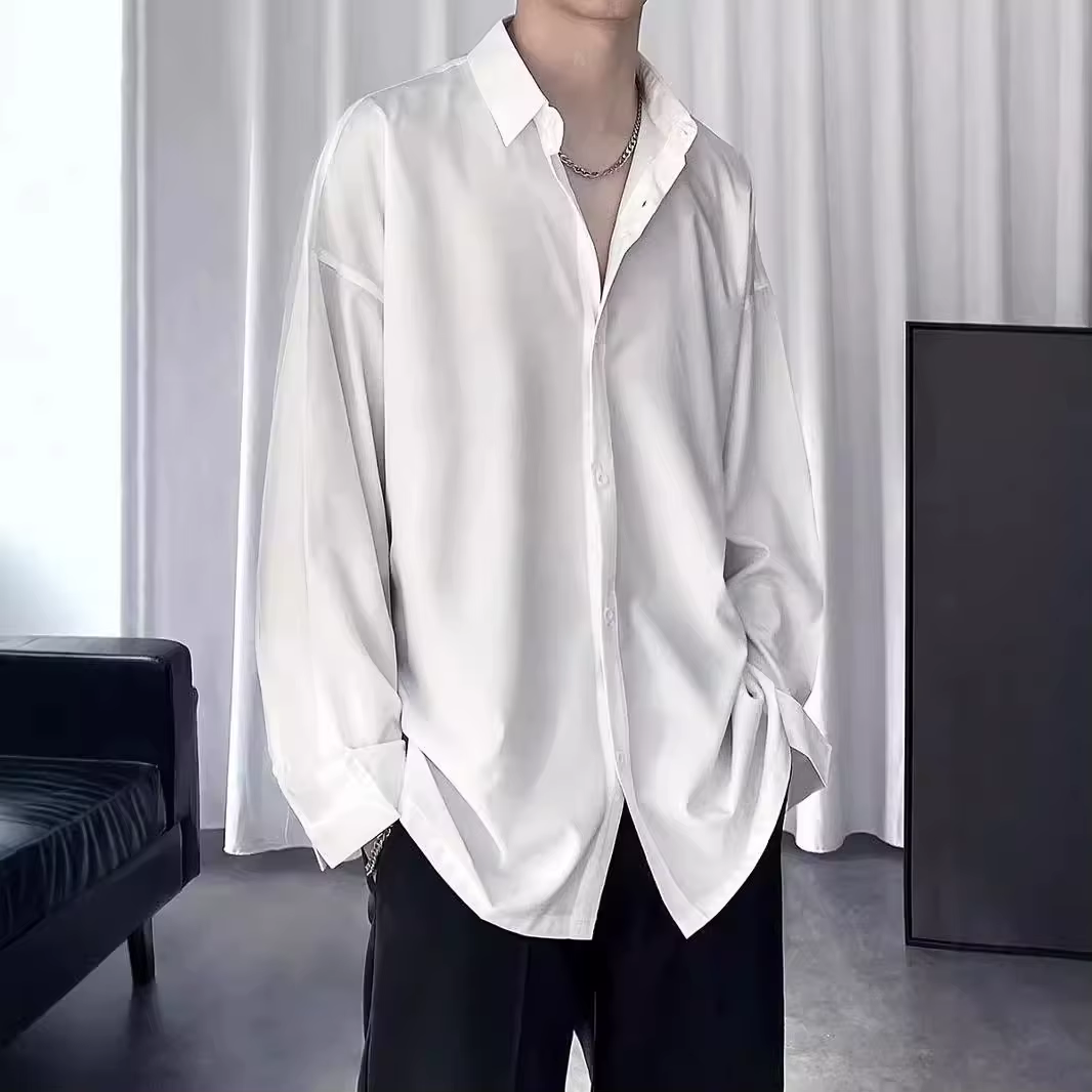 Chemise noire pour hommes