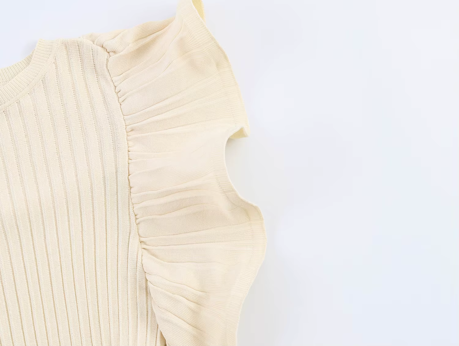Willshela – débardeur plissé à volants kaki pour femmes