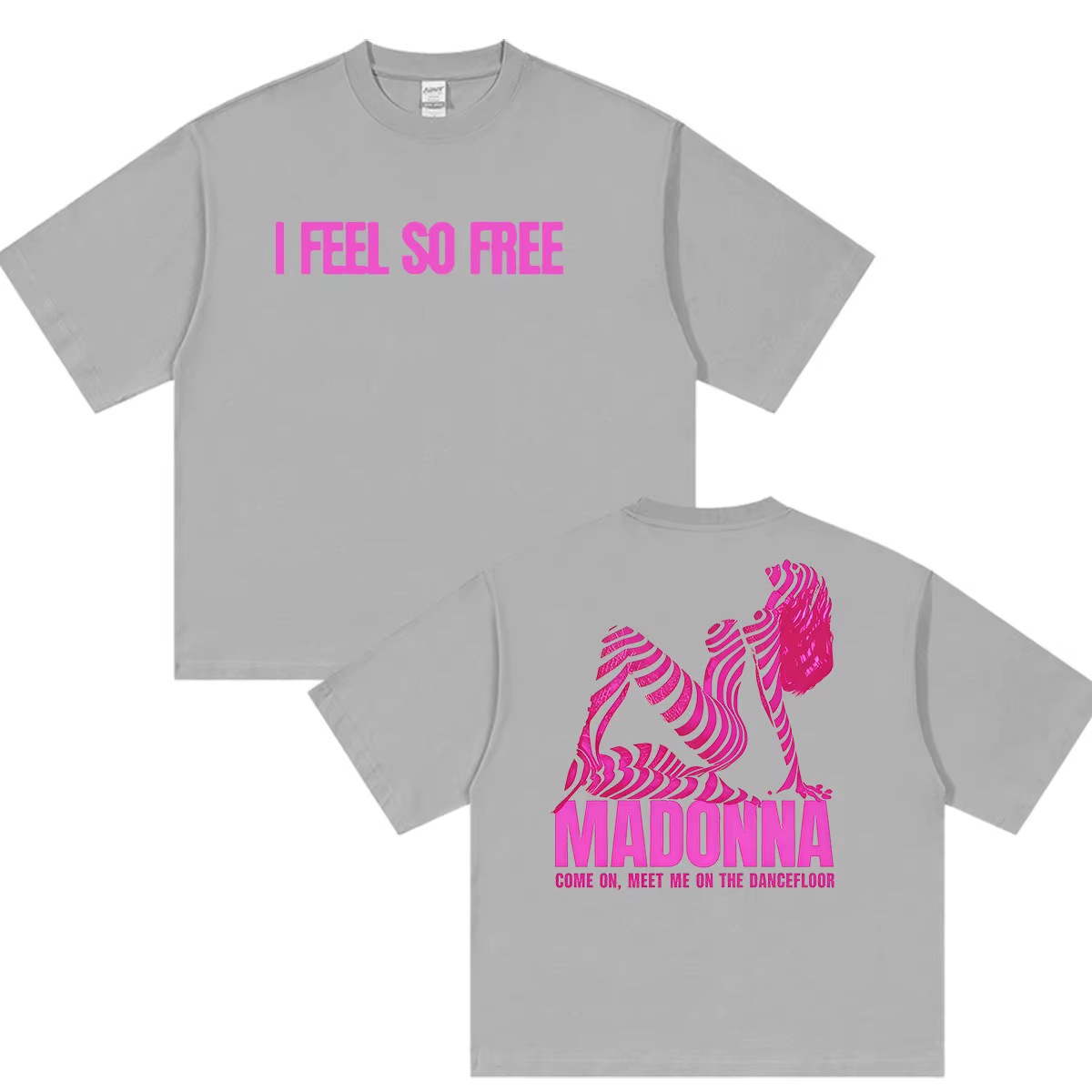 Madonna I Feel So Free Tour 2026 T-shirts graphiques pour hommes et femmes
