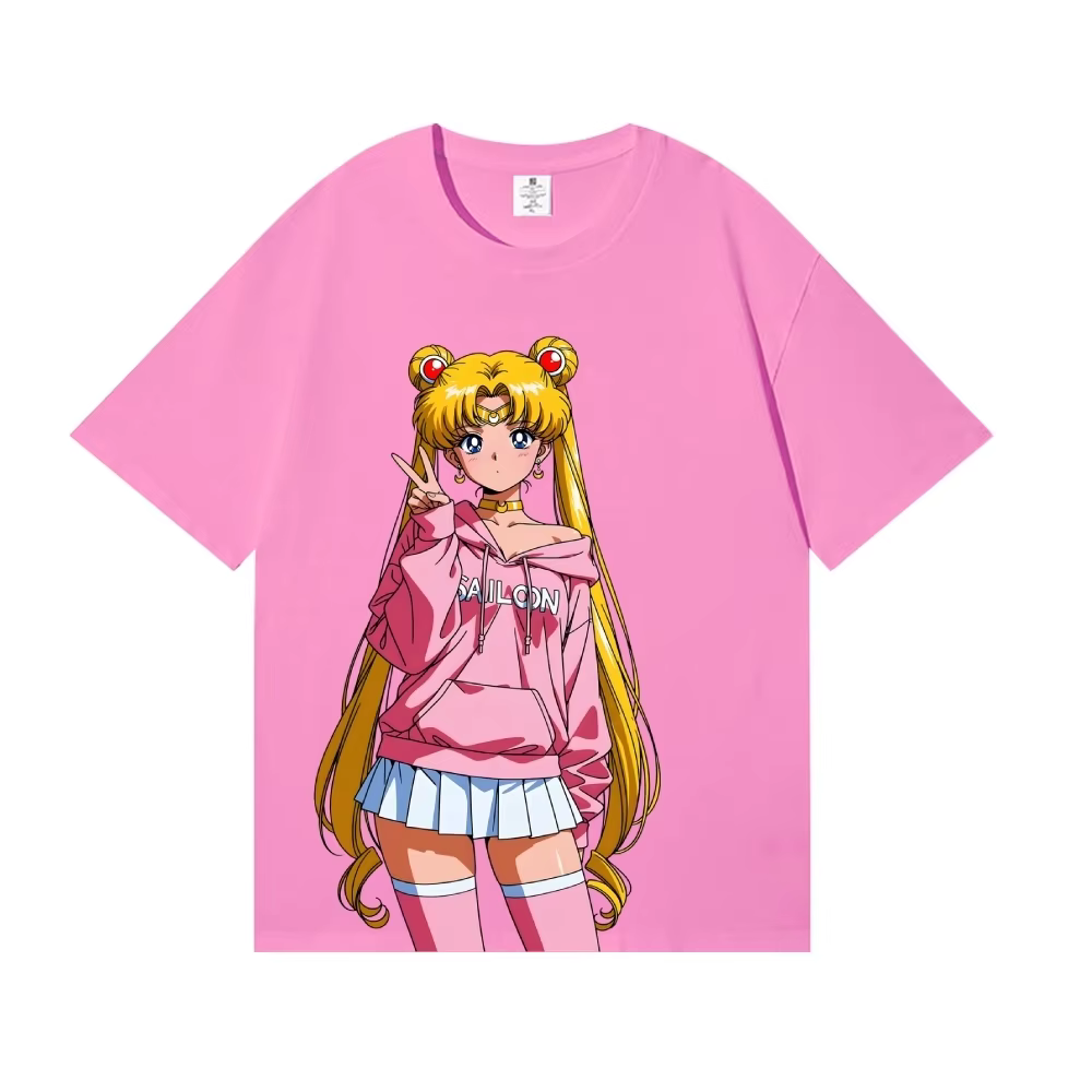 Nouveau T-shirt classique Sailor Moon style japonais 2026