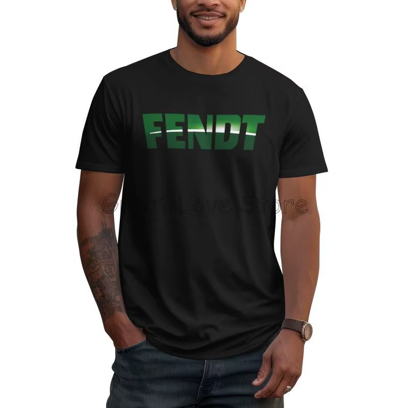 Fendt tracteurs agricoles T-shirt hommes coton grande taille T-shirts occasionnels été à manches courtes hauts