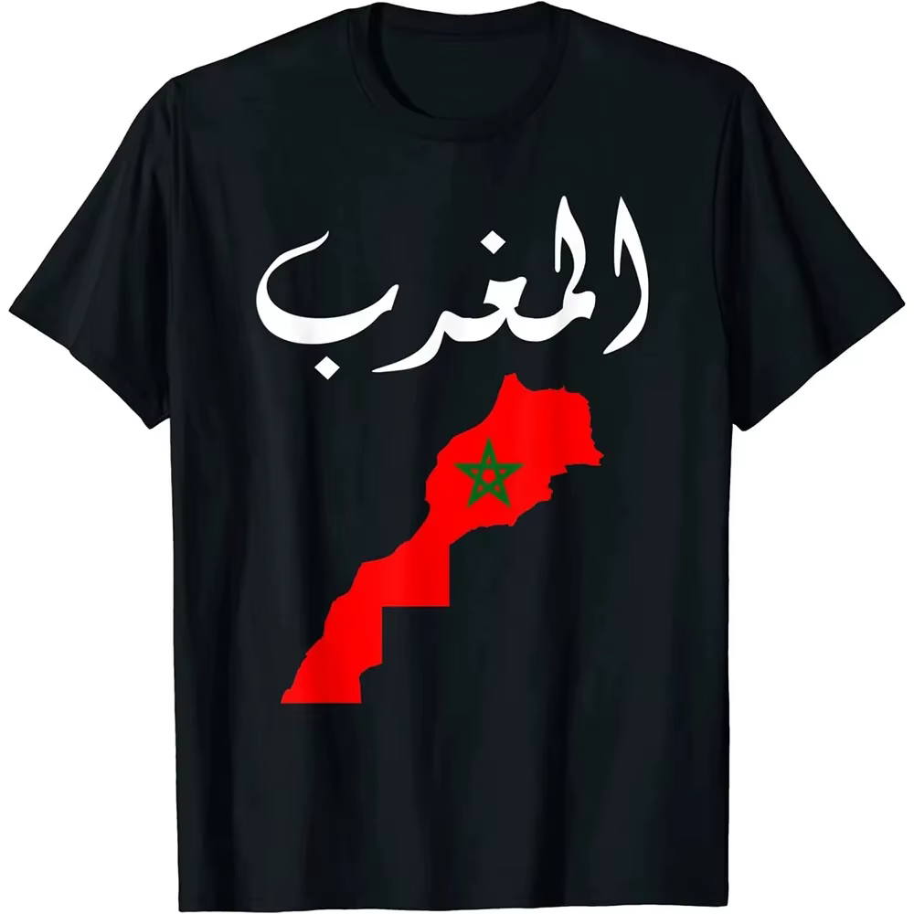 T-shirt graphique imprimé en 3D pour hommes