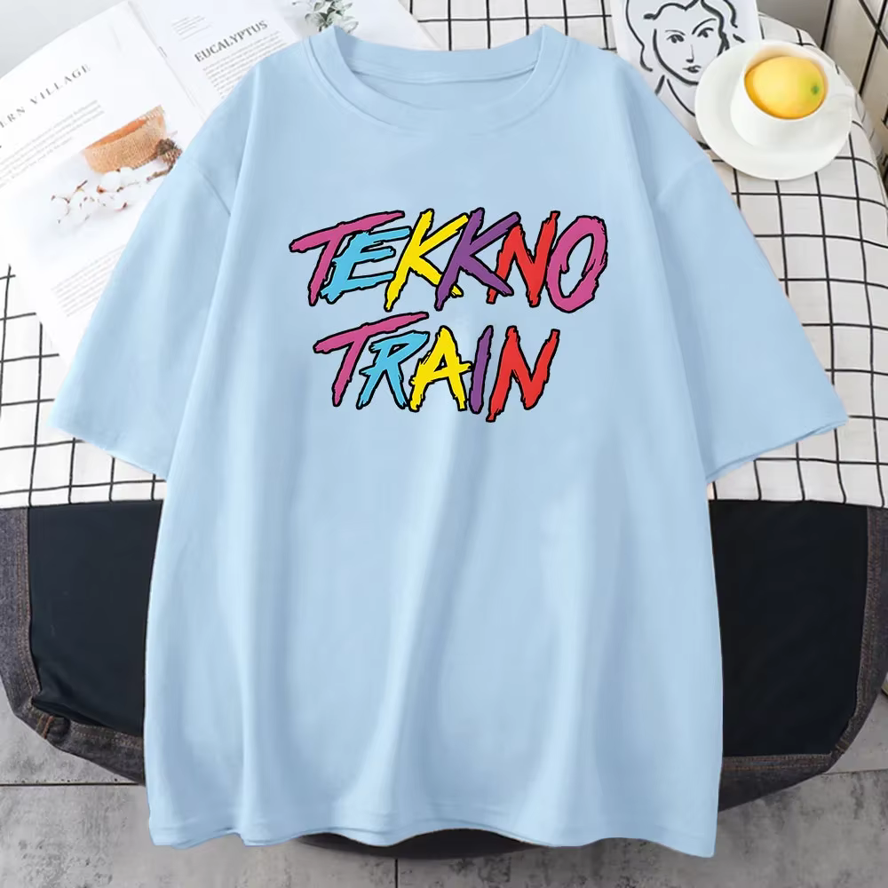 No-T-shirt à Manches Courtes en Coton Doux pour Homme et Femme