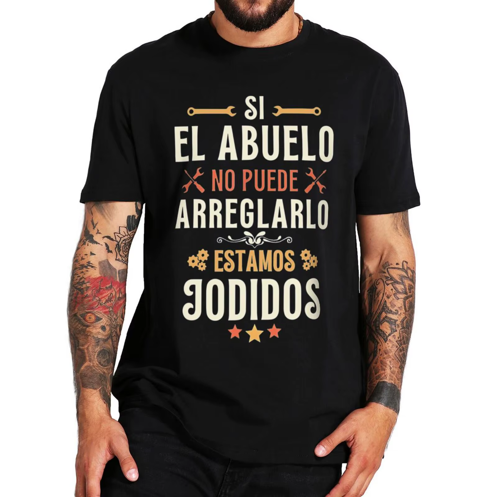 T-shirt homme si grand-père ne peut pas réparer