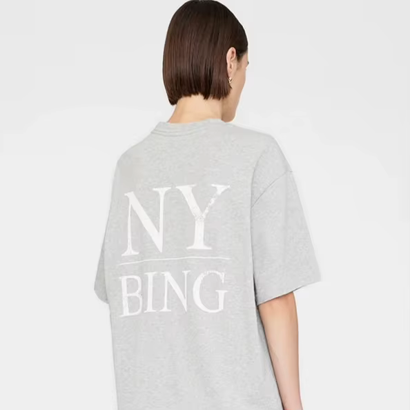 T-shirt de marque de luxe à l'art minimaliste parisien pour hommes et femmes
