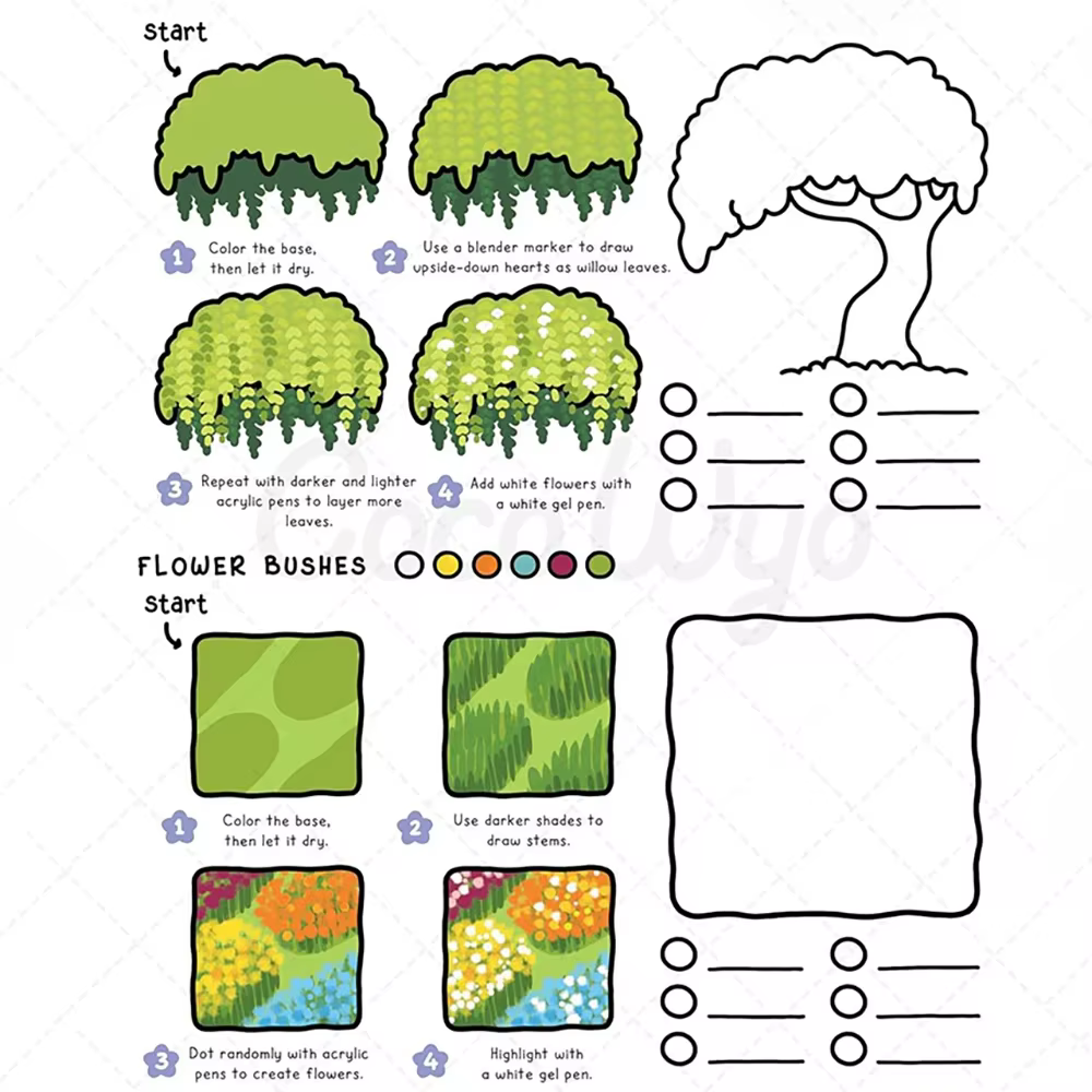 Livre de coloriage : Comment dessiner des motifs