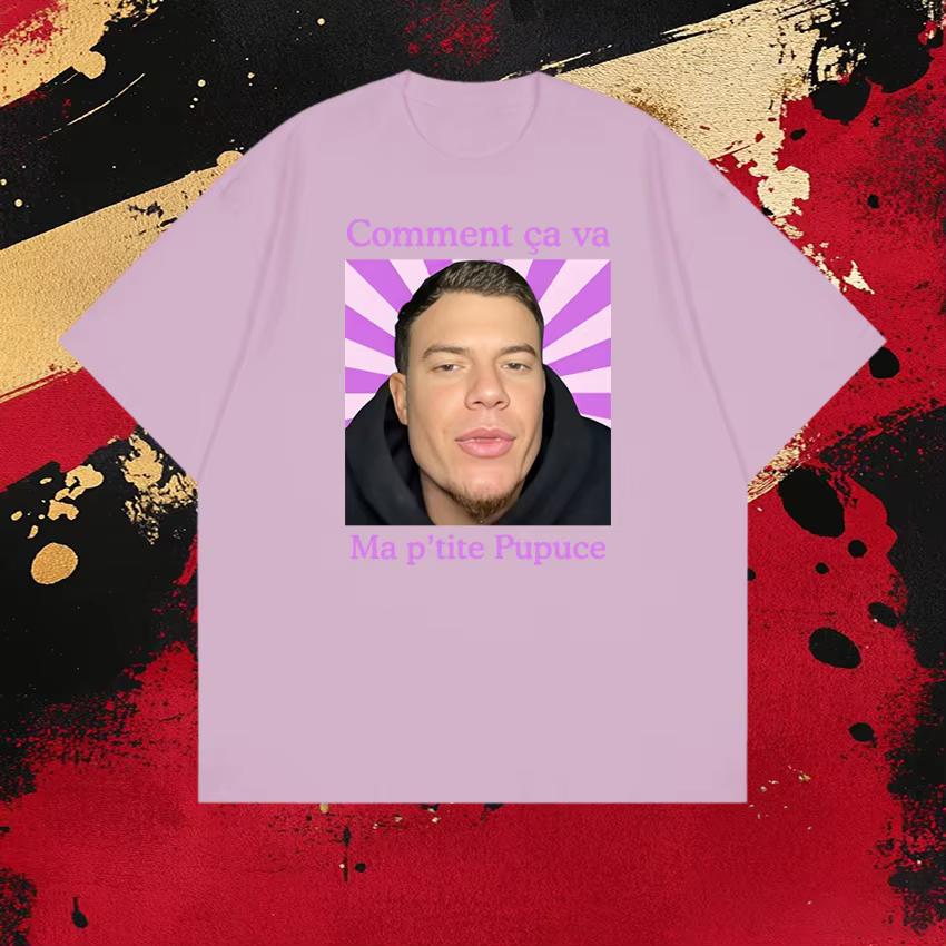 T-shirt graphique Hot Rapper Jul AD Laurent Ma P'tite Pupuce 2026 pour hommes et femmes