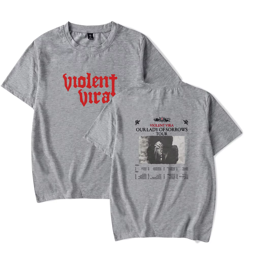 T-shirt Violent Vira Merch Our Lady Of Sorrows Tour