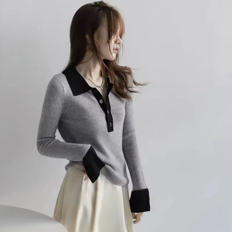 T-shirt à col polo pour femme