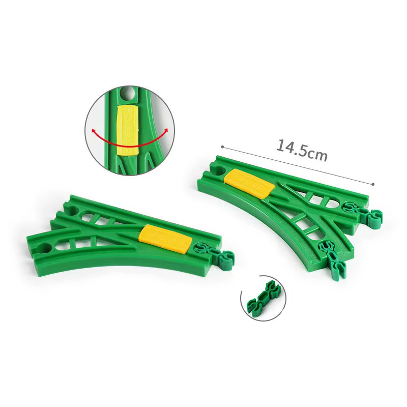 Accessoires de voie ferrée en bois de hêtre pour enfants, jouet d'assemblage, trafic de train Thomas, voiture, chemin de fer, cadeau BLOToy