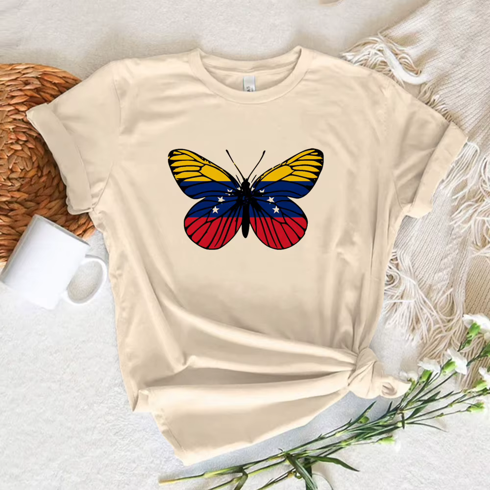 Venezuela t-shirt femmes harajuku style moderne motif t-shirts femme anime vêtements