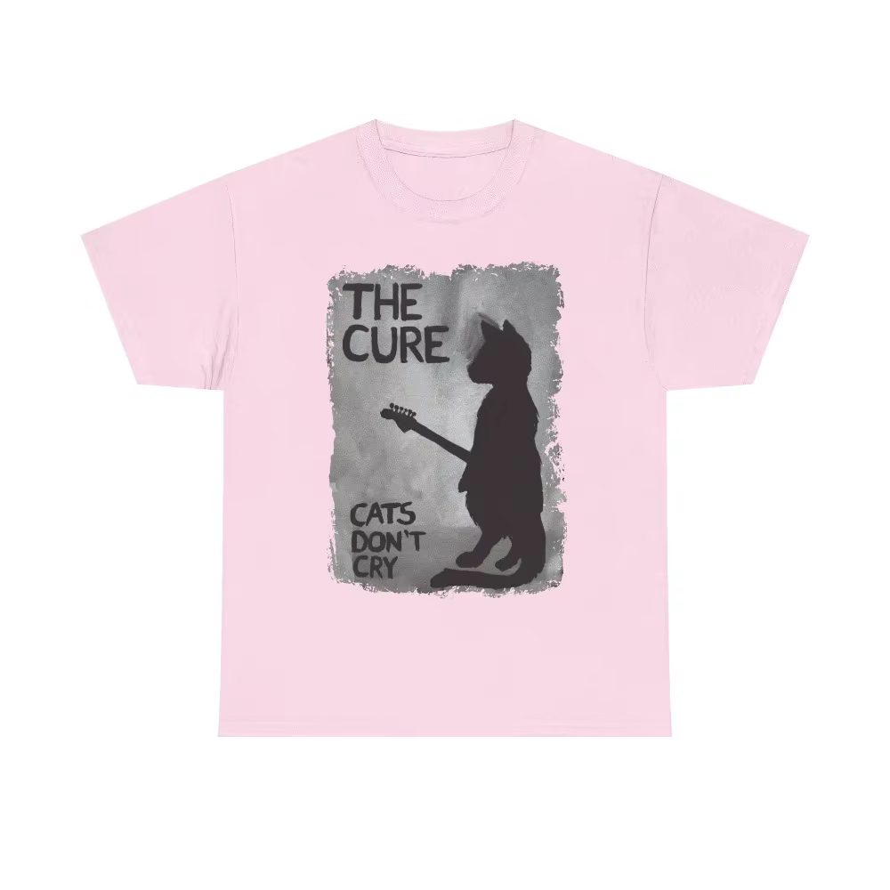 T-shirt The Cure Cat, T-shirt pour hommes