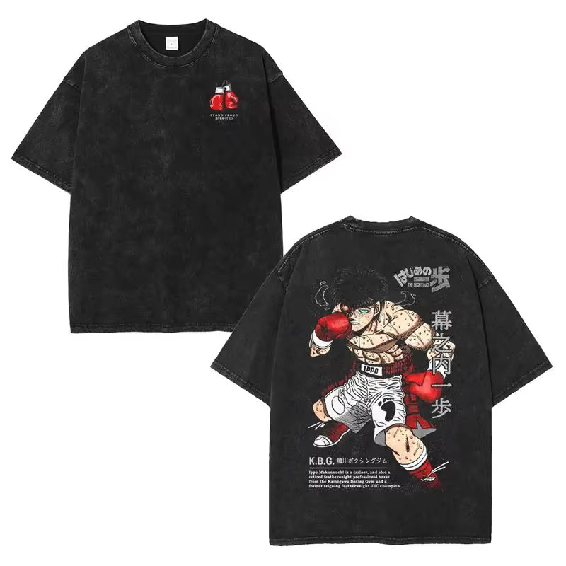 Ippo Makunouchi T-shirt graphique Anime