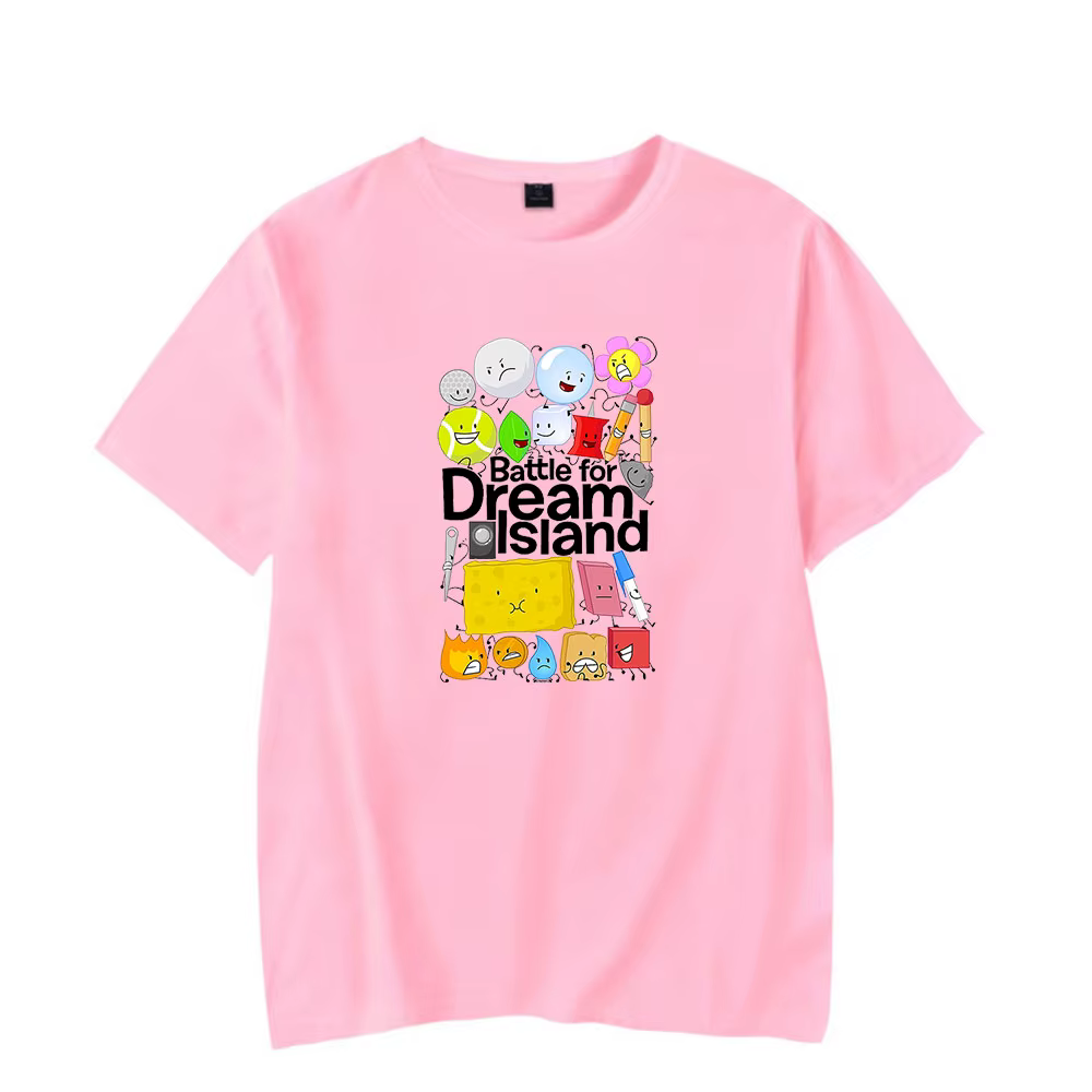Jacknjellify BFDI bataille pour Dream Island T-Shirt hommes et femmes à manches courtes