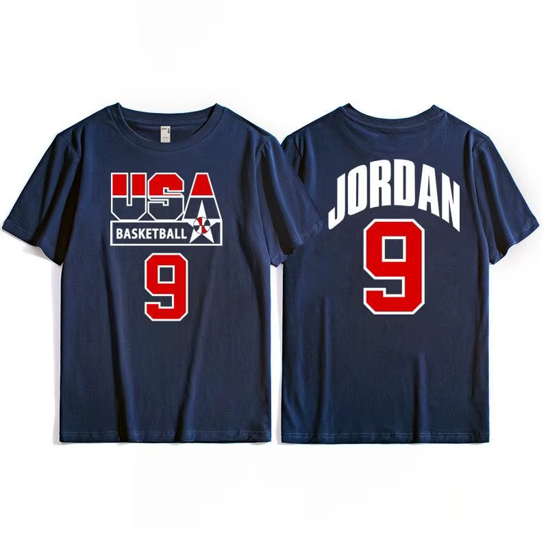T-shirt Dream Team, haut d'entraînement de basket-ball américain pour hommes