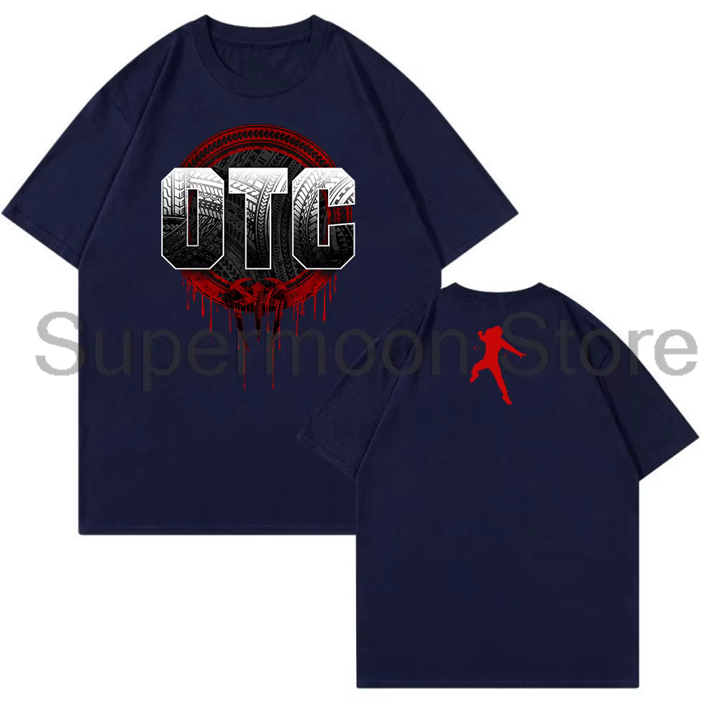 Roman Reigns OTC T-shirt 2024 nouveau Logo col rond manches courtes coton