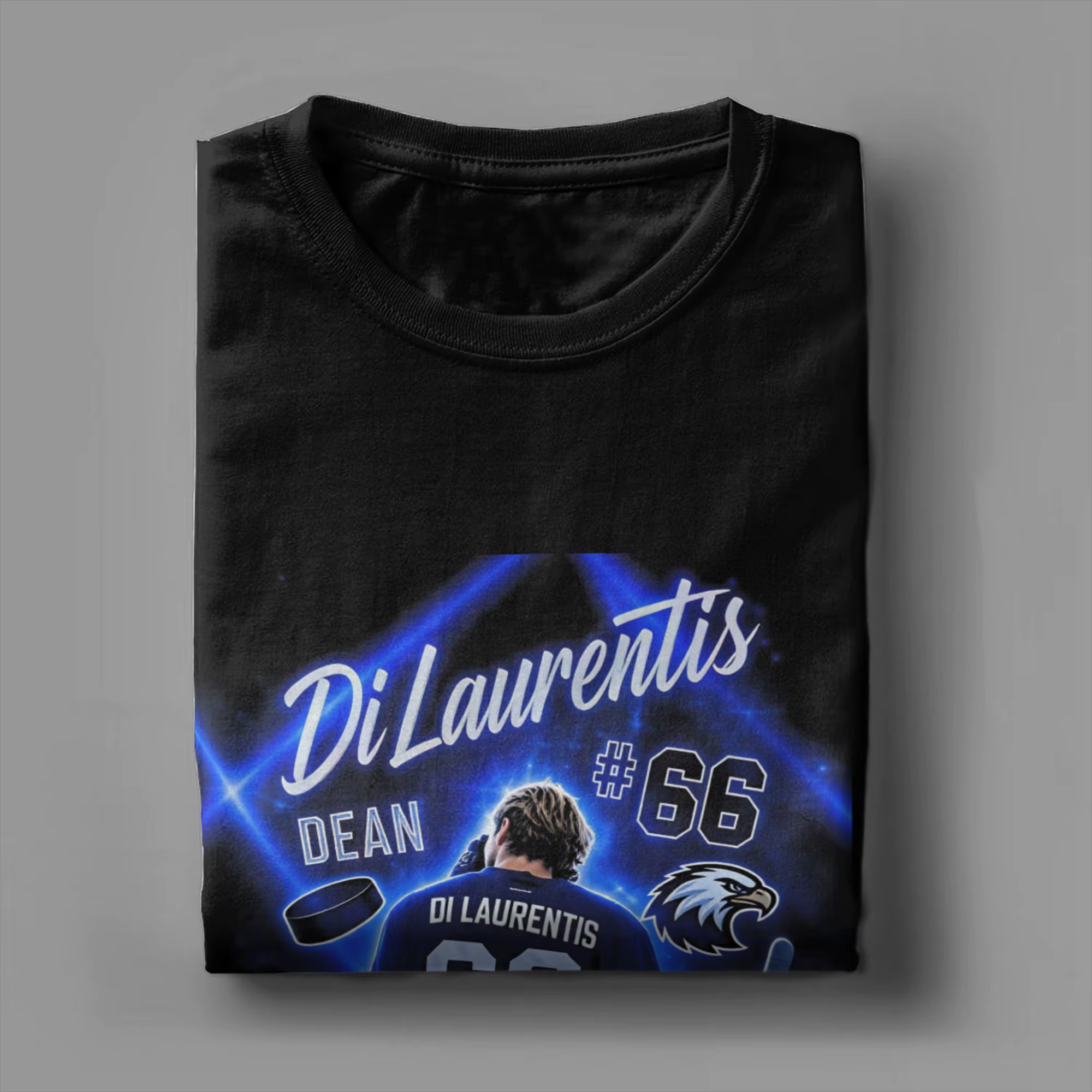 Affiche Off Campus Dean Di Laurentis T-shirt d'été décontracté en coton confortable grande taille à manches courtes