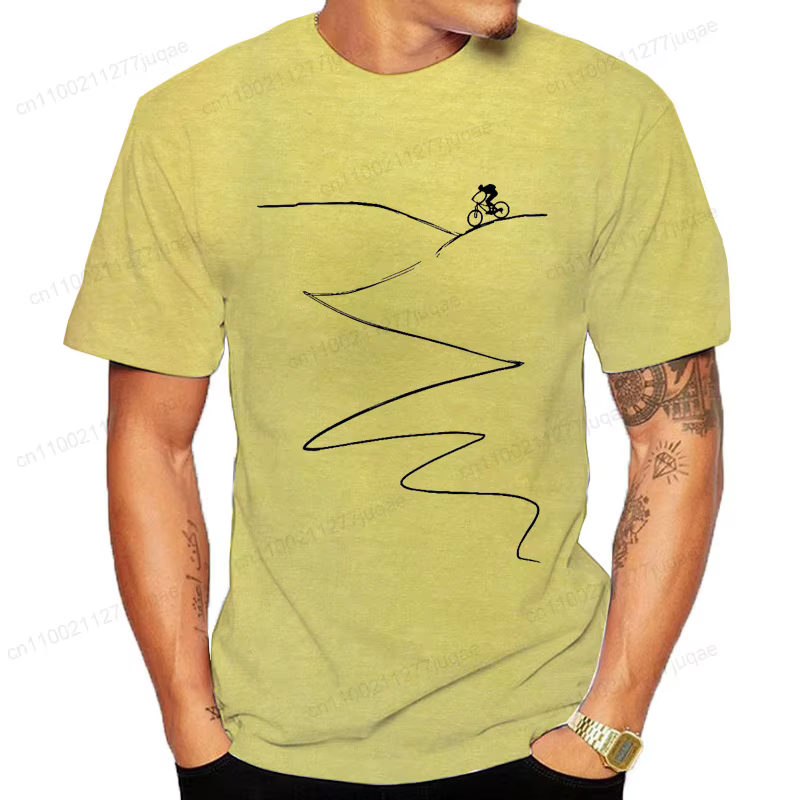 Cyclisme vélo VTT pour cyclistes T-Shirt pour hommes femmes à manches courtes drôle