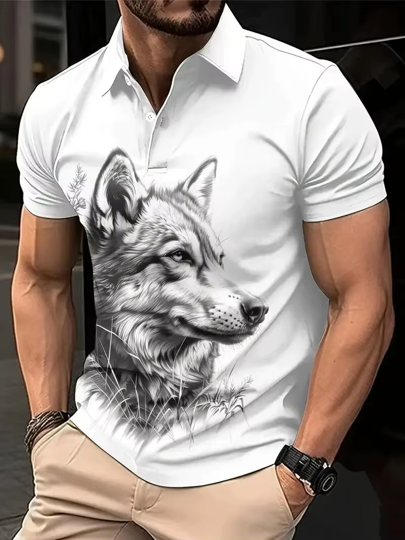 Polo à manches courtes pour hommes