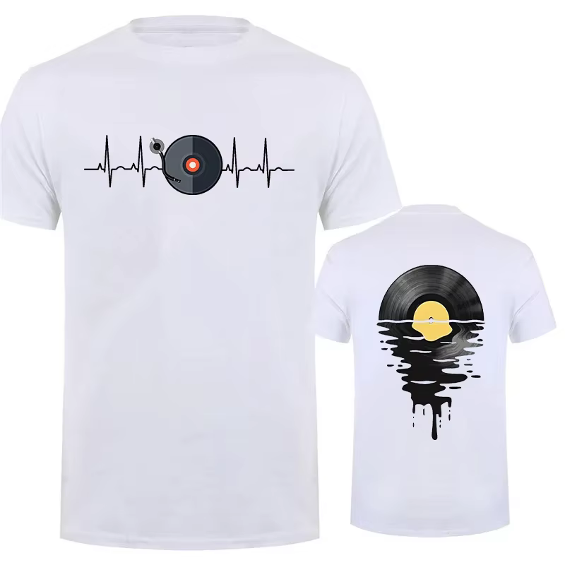 Amoureux de la musique t-shirts pour hommes femmes DJ