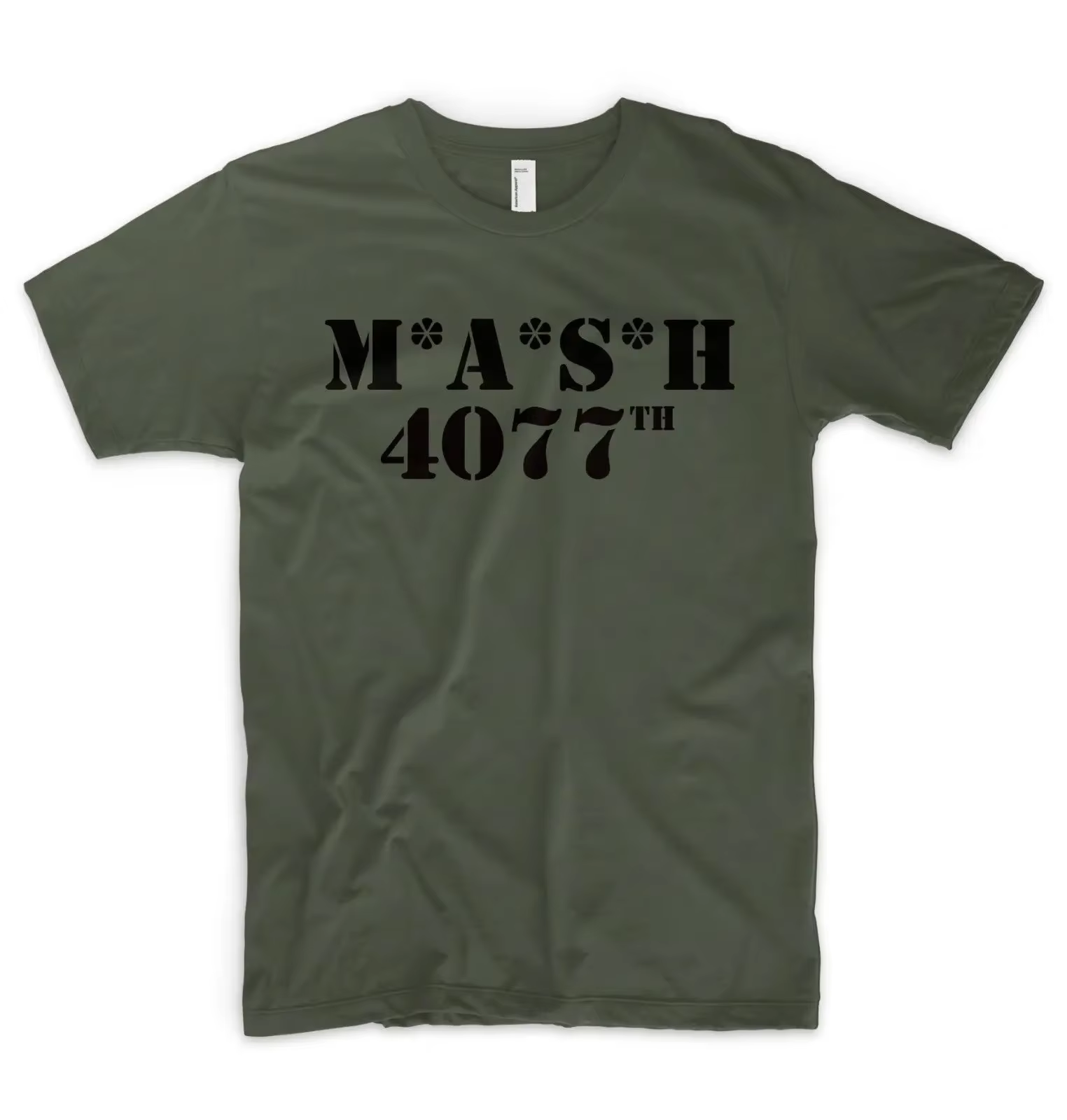 Top M A S H 4077 armée militaire vert US Marines RAF rétro MASH 4077TH t-shirt harajuku surdimensionné hommes vêtements graphiques t-shirts
