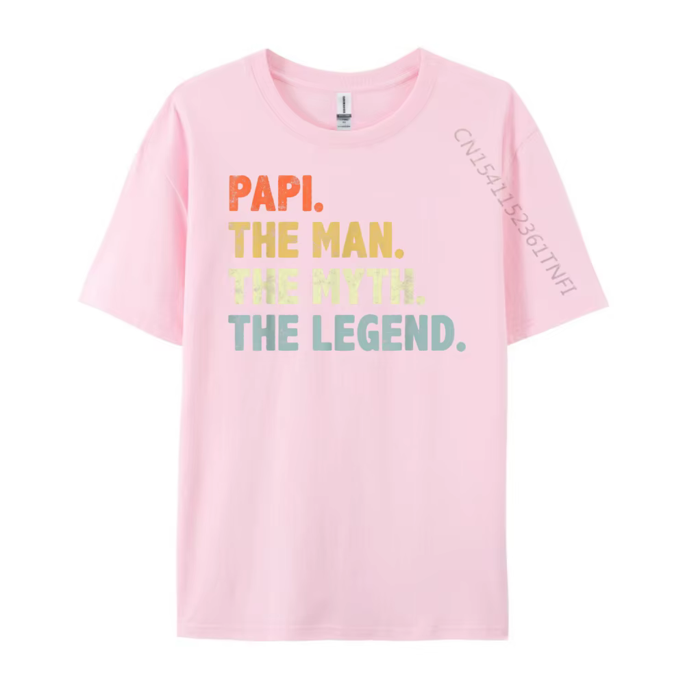 Papi l'homme mythe légende fête des pères pour grand-père hommes t-shirts graphiques T-Shirt de luxe