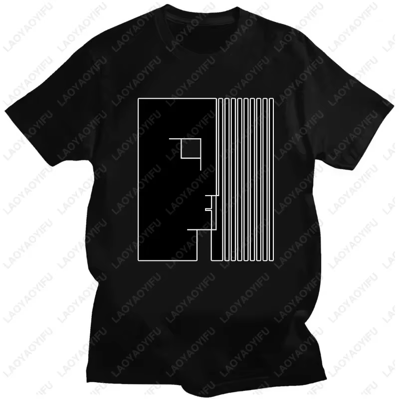 Hommes t-shirts Bauhaus Post Punk Goth Rock col rond graphique
