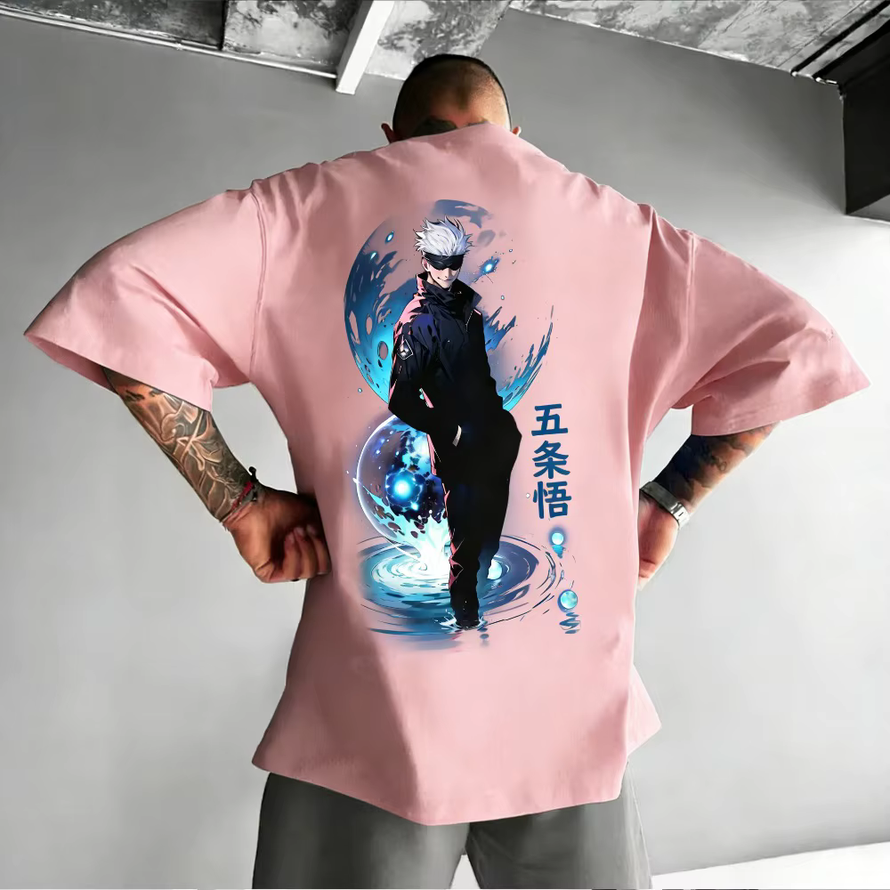 T-shirt imprimé Jujutsu Kaisen Gojo Satoru