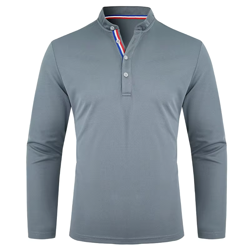 Polo à manches longues pour hommes