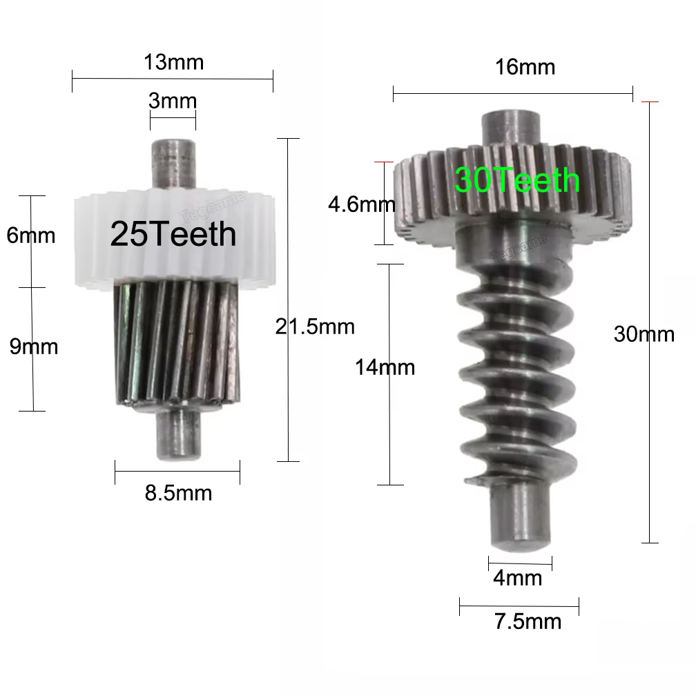 Engrenage métallique d'origine 30T pour rétroviseur latéral rétractable pour moteur Hyundai Santa Fa I20 I30 Kia K3 K5 FC260SD14270