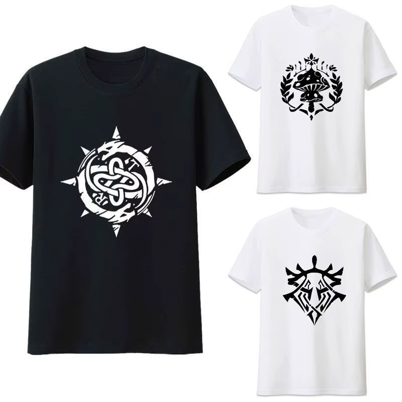  Anime Seigneur des Mystères Klein Moretti T-shirt à manches courtes été Cosplay Costume décontracté étudiant hauts