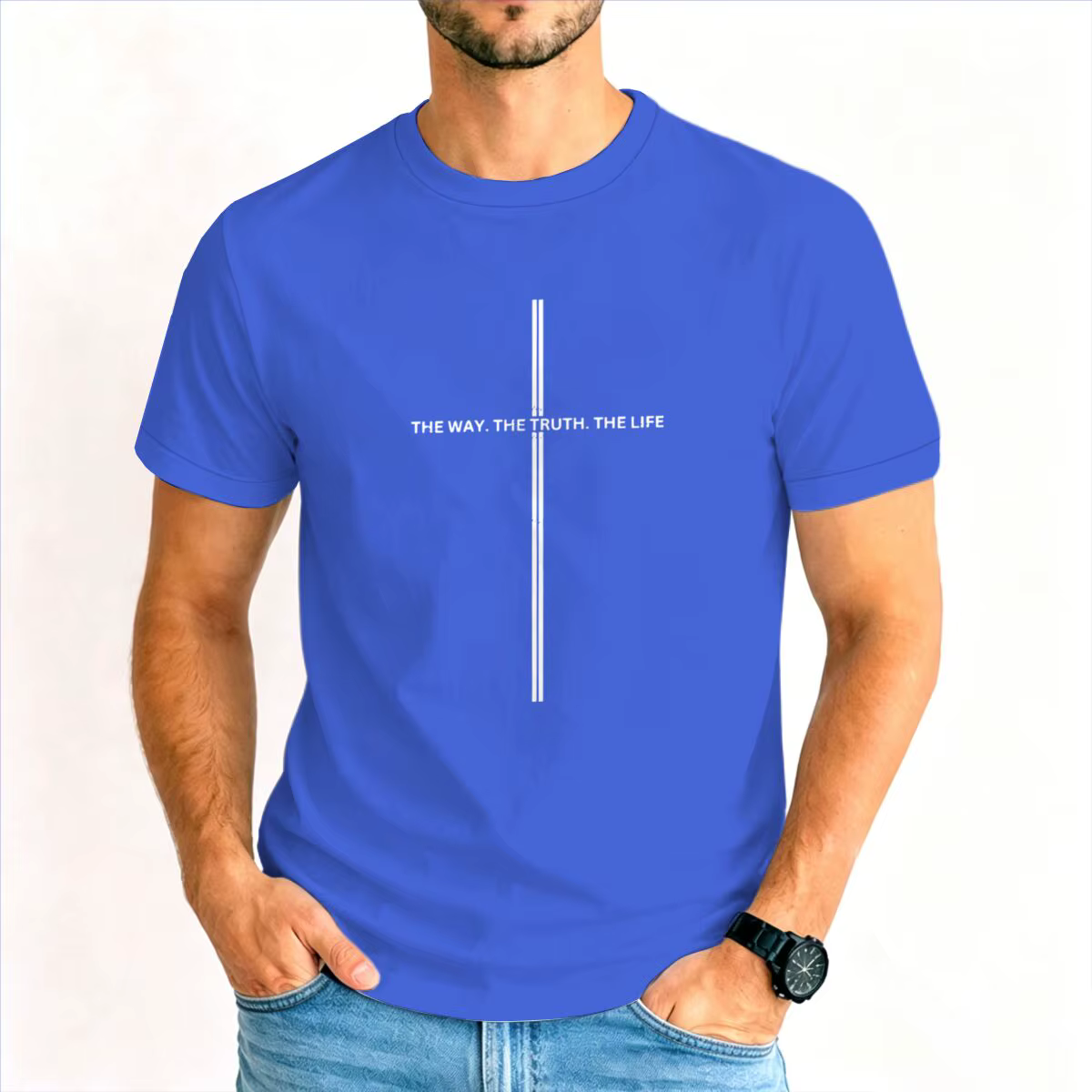 T-shirts chrétiens Jésus pour hommes et femmes
