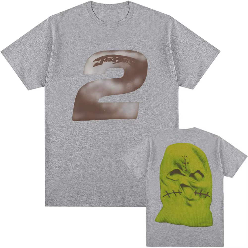 JACKBOYS II t-shirts à manches courtes coton mode T-shirt décontracté col rond Hip Hop Streetwear unisexe Album