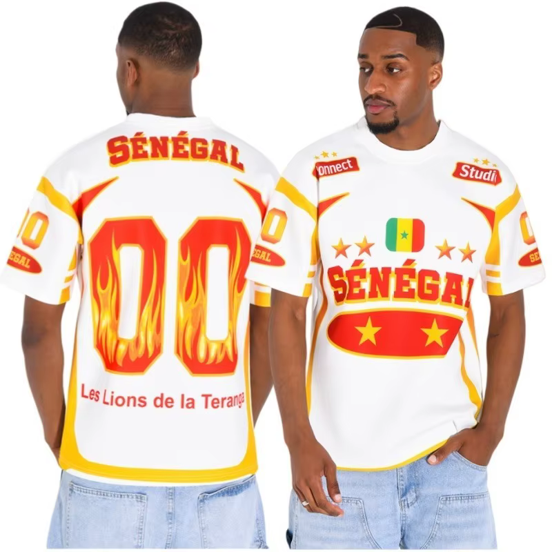 T-shirt Commémoratif Lion Cinq Étoiles Sénégal 2026